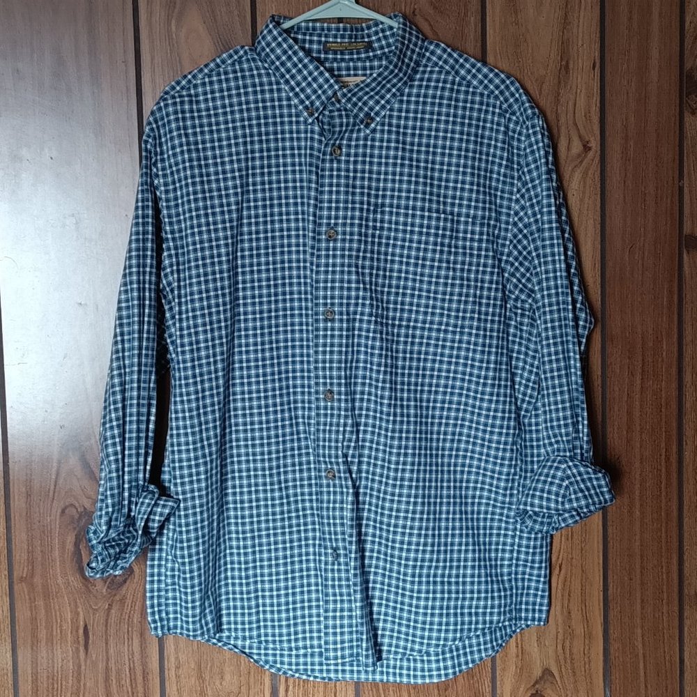 Men's Blue Button Down Size Large